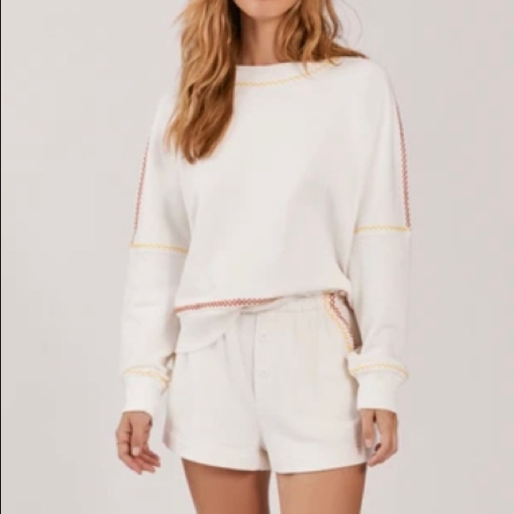 nwt and In plastic Something Navy sweat short